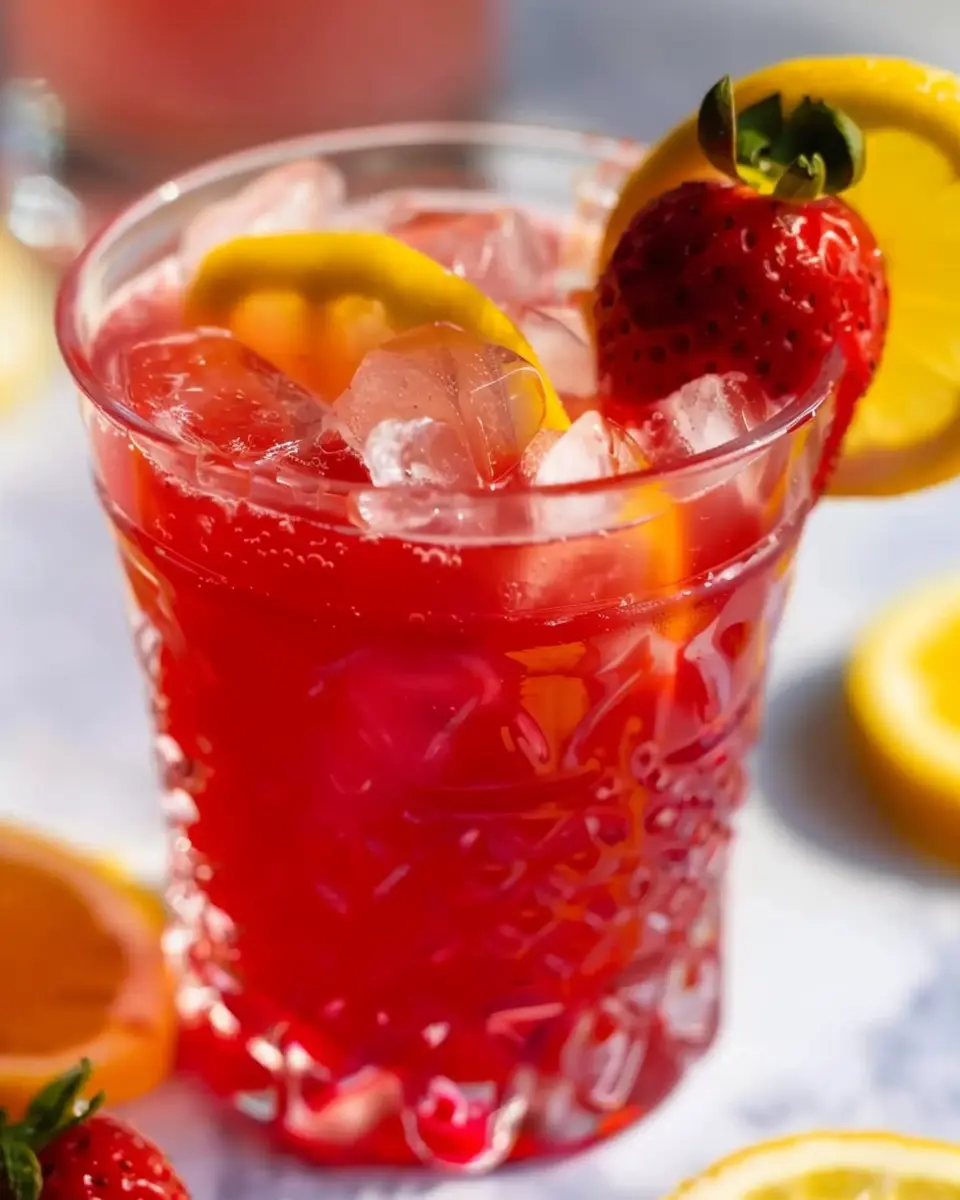 Hibiscus Tea Strawberry-Lemonade: The Best Refreshing Twist
