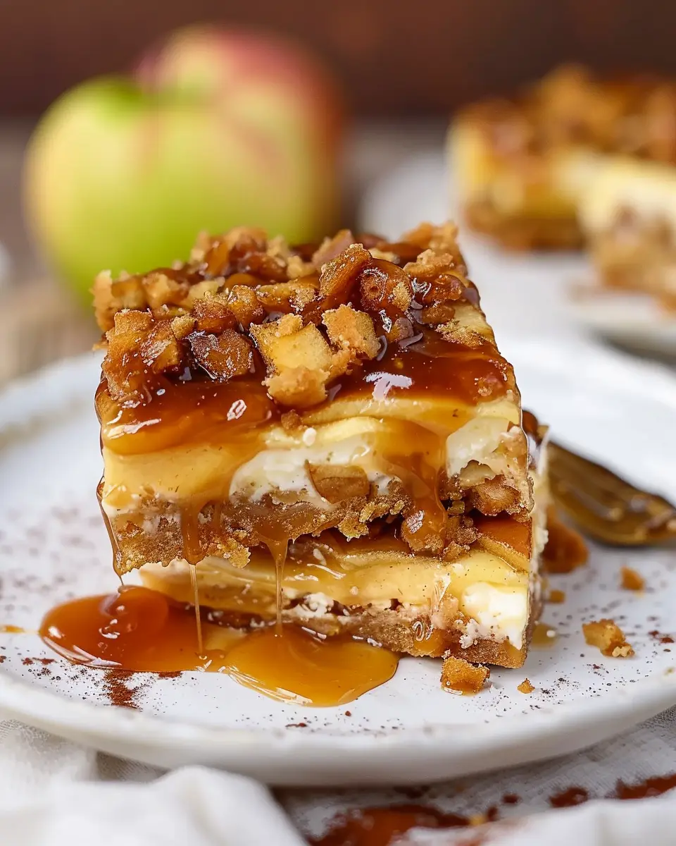 Caramel Apple Cheesecake Bars: The Best Indulgent Fall Treat