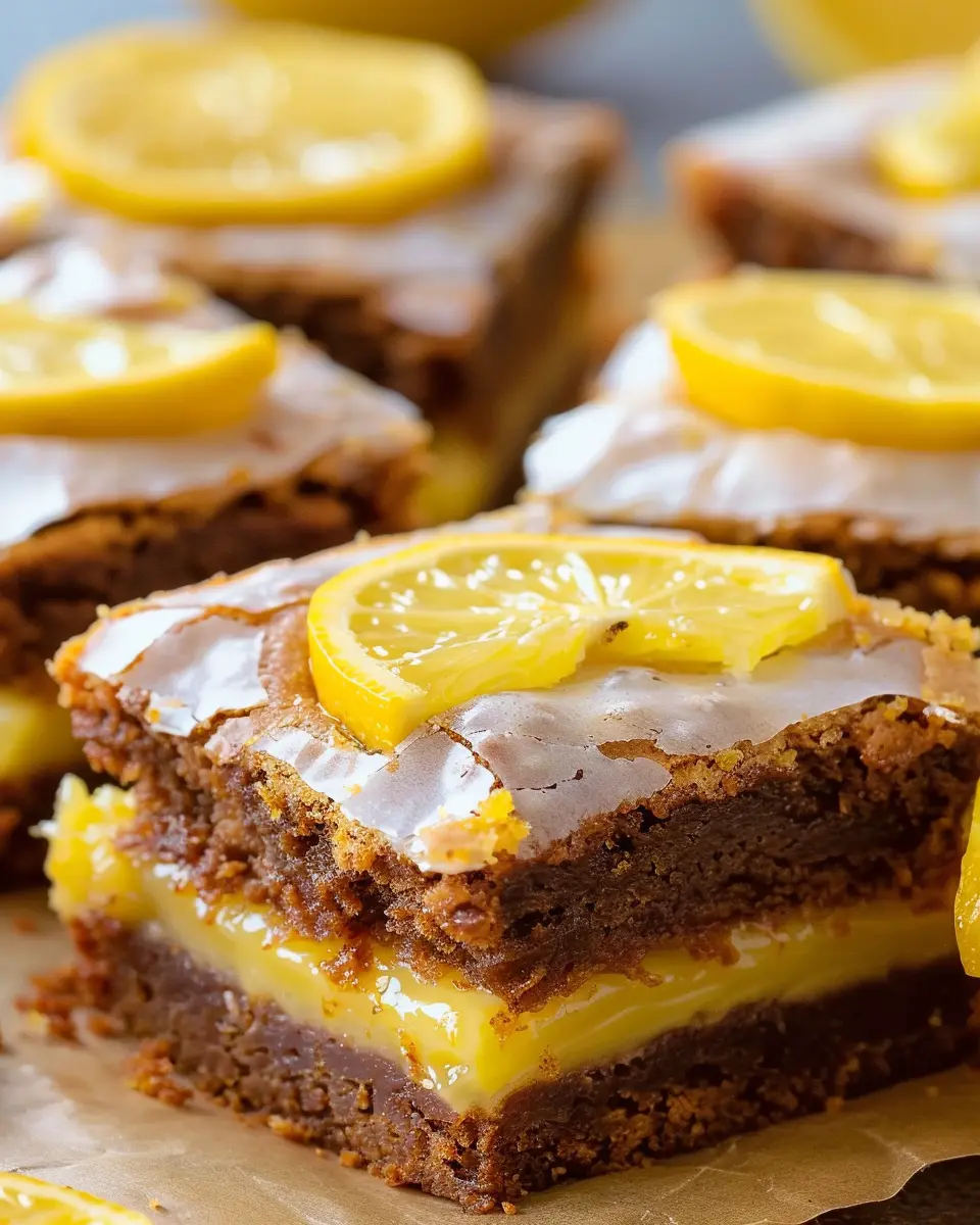 Easy Lemon Brownies Recipe: Brighten Your Day with Zesty Flavor
