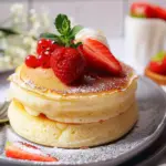 Fluffy Japanese Soufflé Pancakes