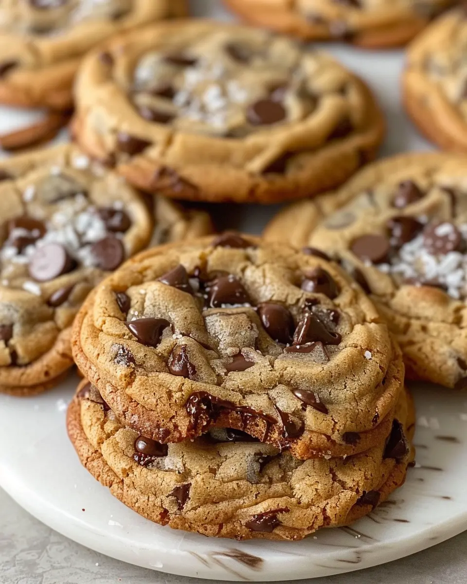 Ultra Thick Bakery Style Chocolate Chip Cookies for Indulgent Weekends