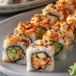 Kani Sushi (Spicy Crab Roll)