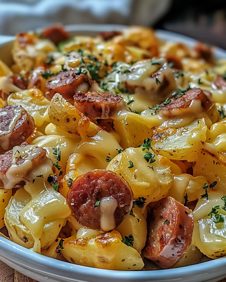 Cheesy Ranch Potatoes and Smoked Sausage: A Delicious Comfort Meal