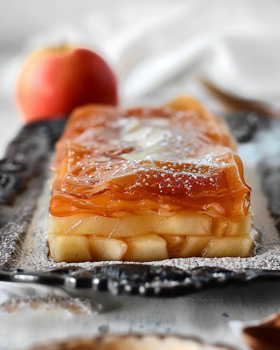Apple Mille Feuille with Vanilla Custard: Indulgent Gluten-Free Delight