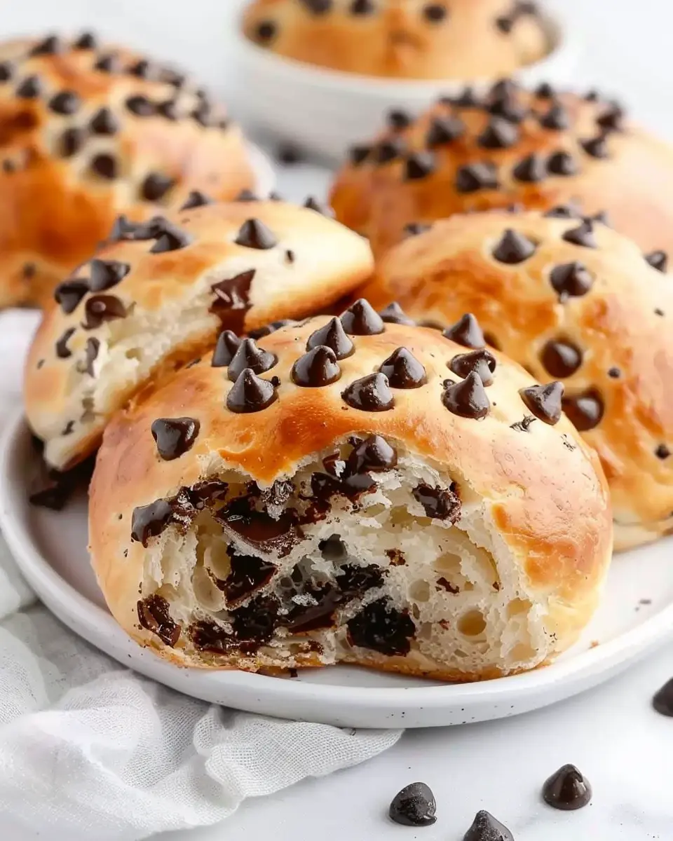 Fluffiest Chocolate Chip Milk Buns: A Delightful Homemade Treat