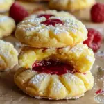 Lemon Cookies with Raspberry Curd