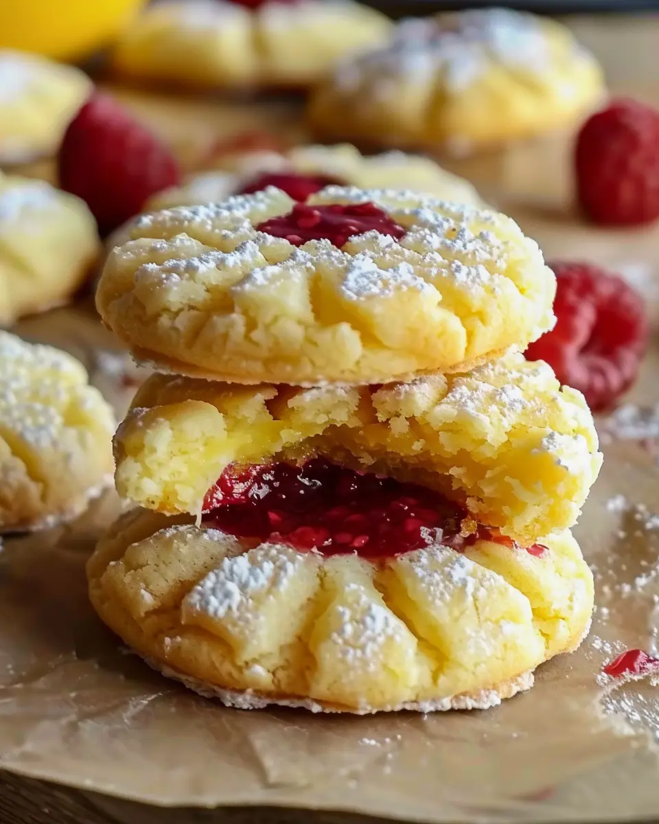 Lemon Cookies with Raspberry Curd: Easy Indulgence for All