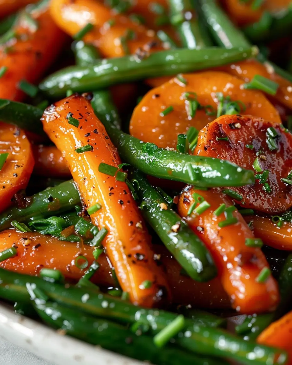 Honey Glazed Carrots &amp; Green Beans: Easy, Delicious Side Dish