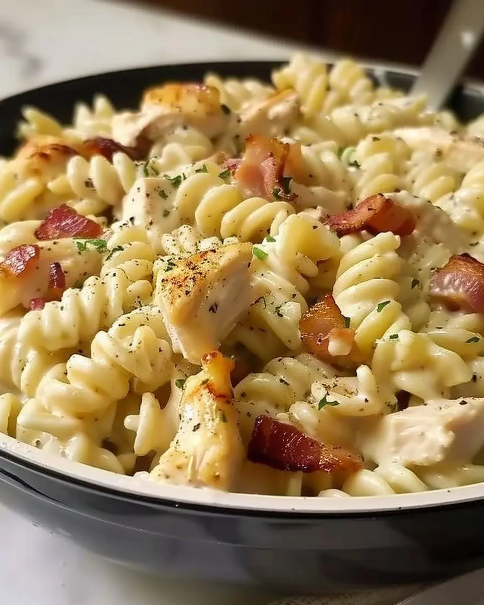 Chicken Bacon Ranch Pasta with Turkey Bacon: A Delightful Twist