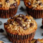 Chocolate Chip Oatmeal Muffins