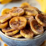 Cinnamon-Sugar Air Fryer Banana Chips