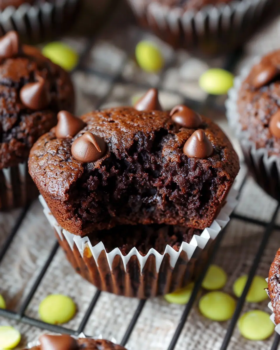 Veggie Chocolate Muffins: Delightfully Hidden Veggies Inside