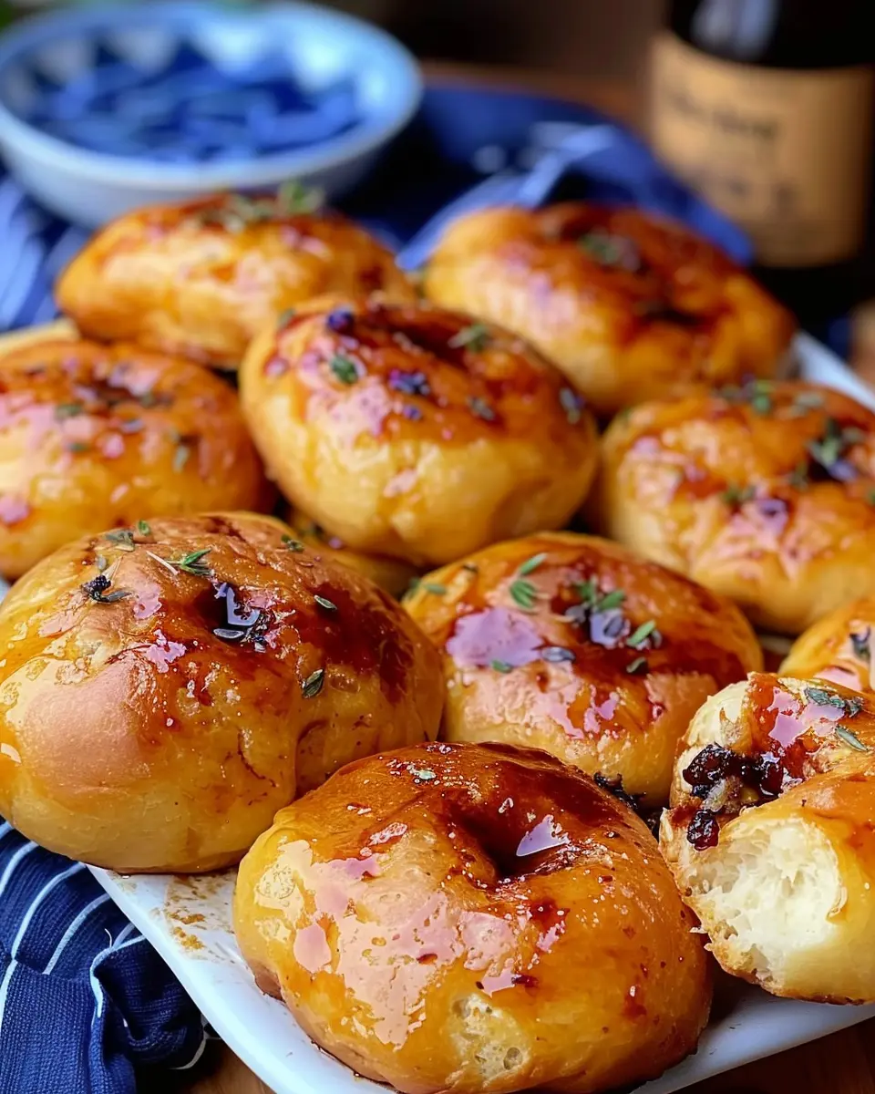 Soft Fried Buns with Turkey Bacon and Chicken Ham Delight