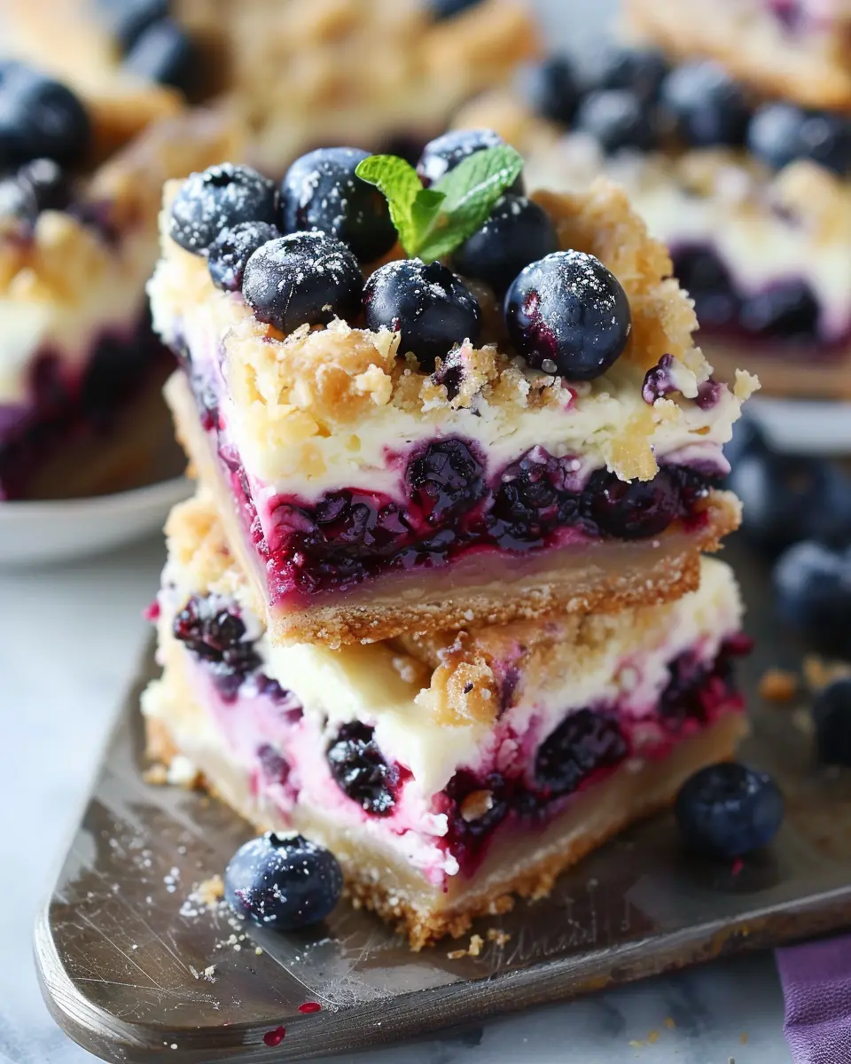Blueberry Cream Cheese Bars: Easy, Indulgent Treat for Everyone