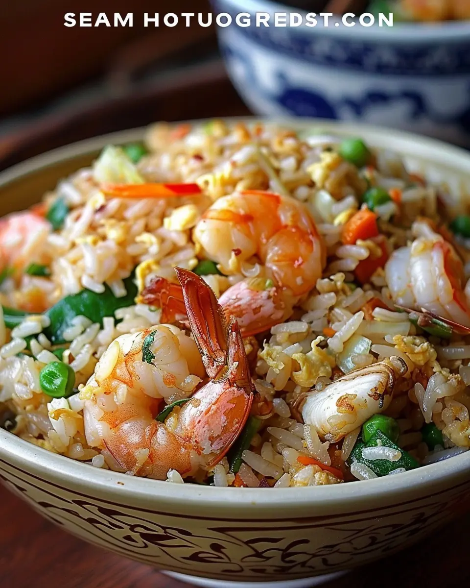Seafood Fried Rice: The Best Savory Mix of Shrimp, Crab &amp; Veggies