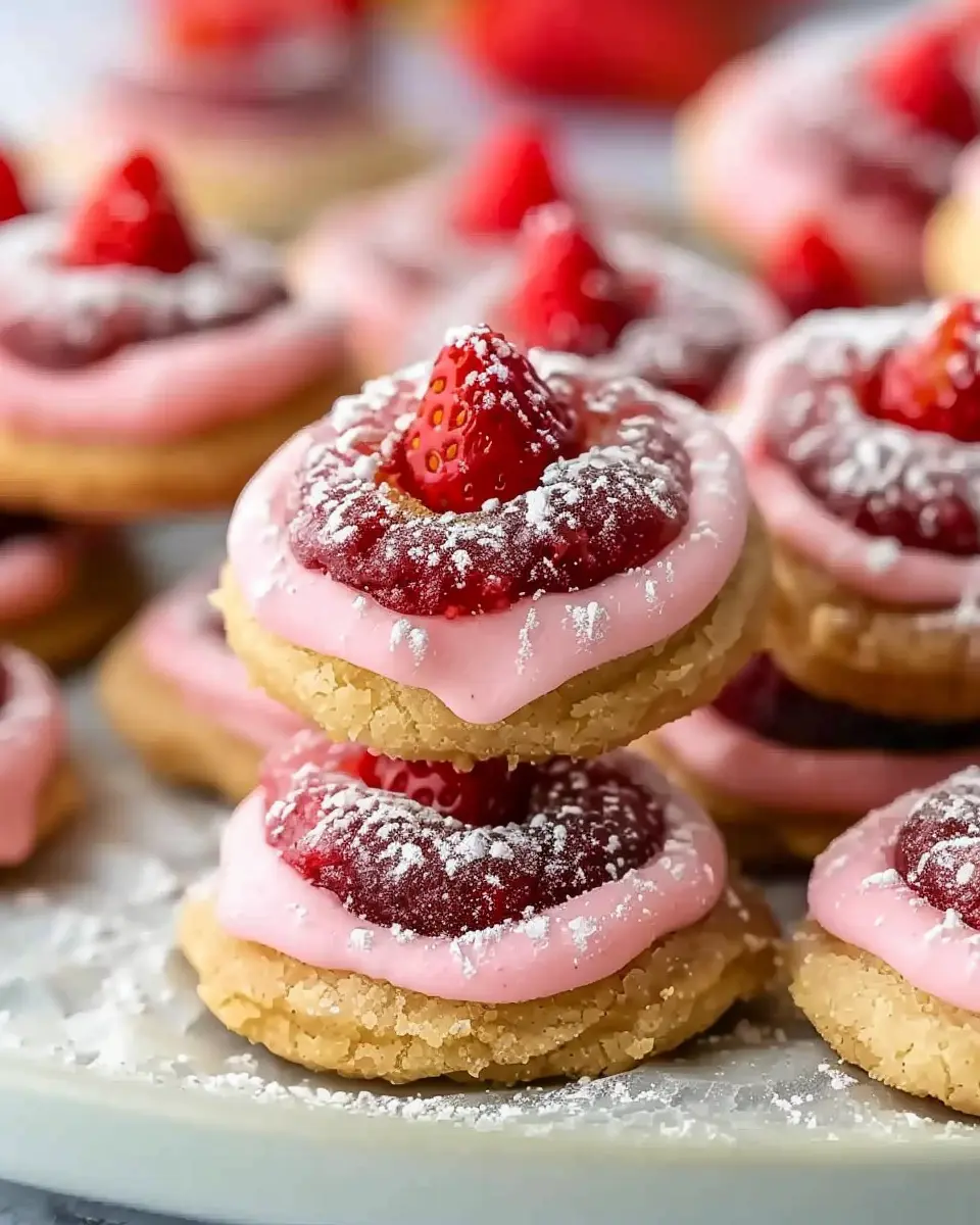 Strawberry Kiss Cookies: Easy Indulgence for Dessert Lovers