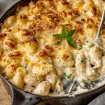 Chicken Alfredo Gnocchi Bake