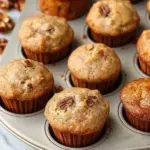 Mini Banana Muffins (No Refined Sugar)