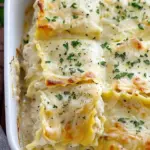 Chicken Alfredo Lasagna Rolls