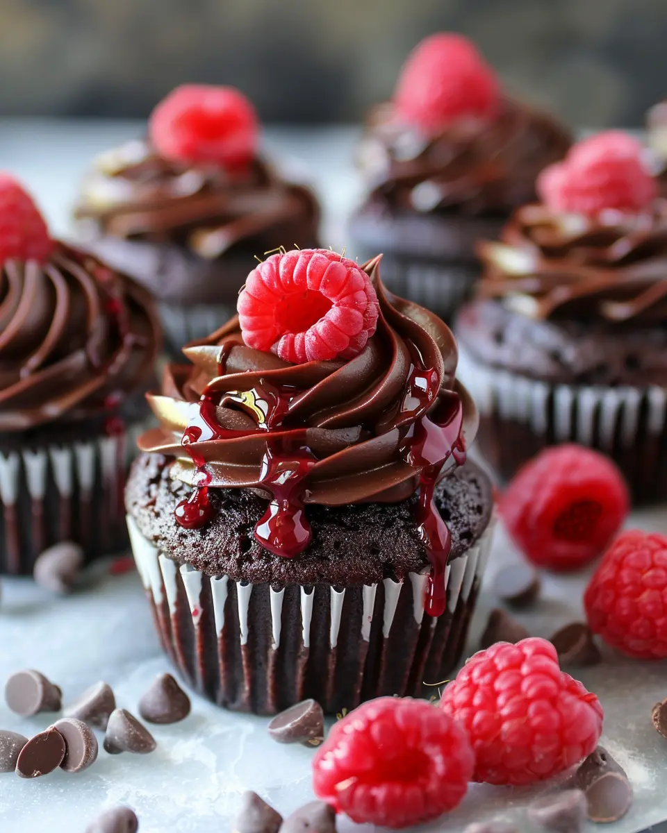 Decadent Raspberry Chocolate Lava Cupcakes You’ll Adore Today