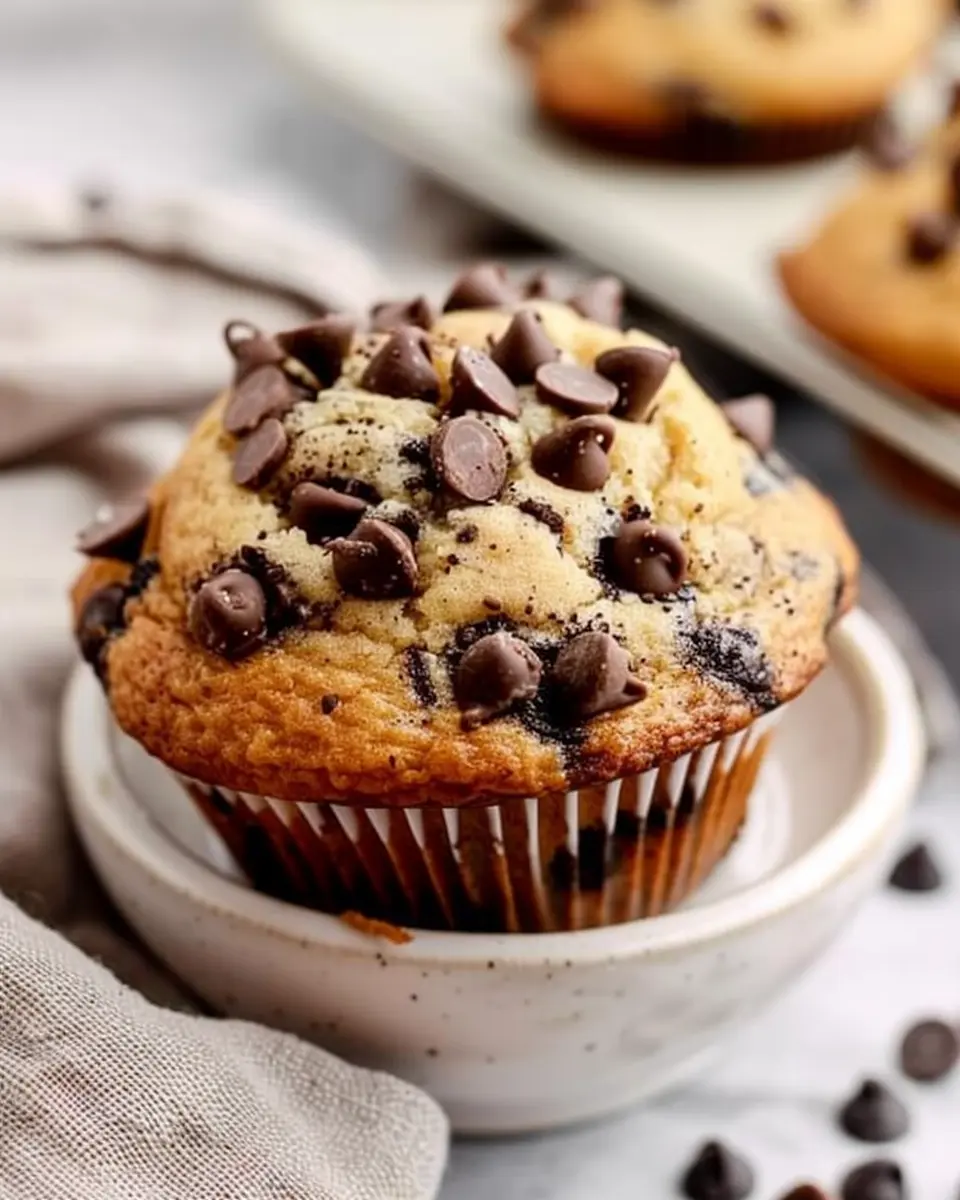 Chocolate Chip Banana Muffins: Easy Recipe for Delightful Mornings