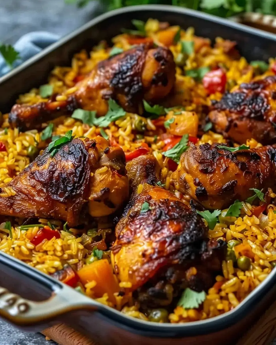 Caribbean Chicken and Rice: Easy Family Recipe with Flavorful Twists