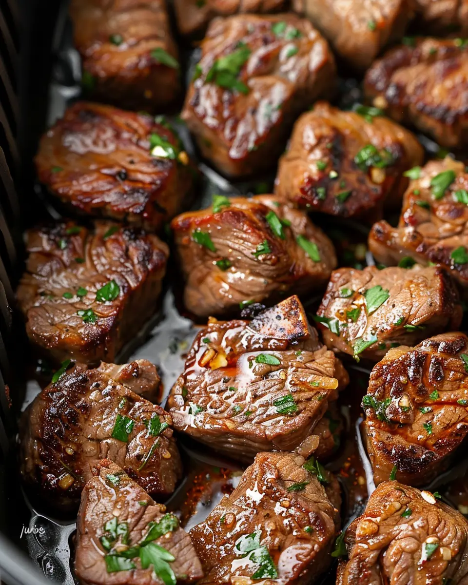 Air Fryer Garlic Butter Steak Bites: Juicy Flavor in Every Bite