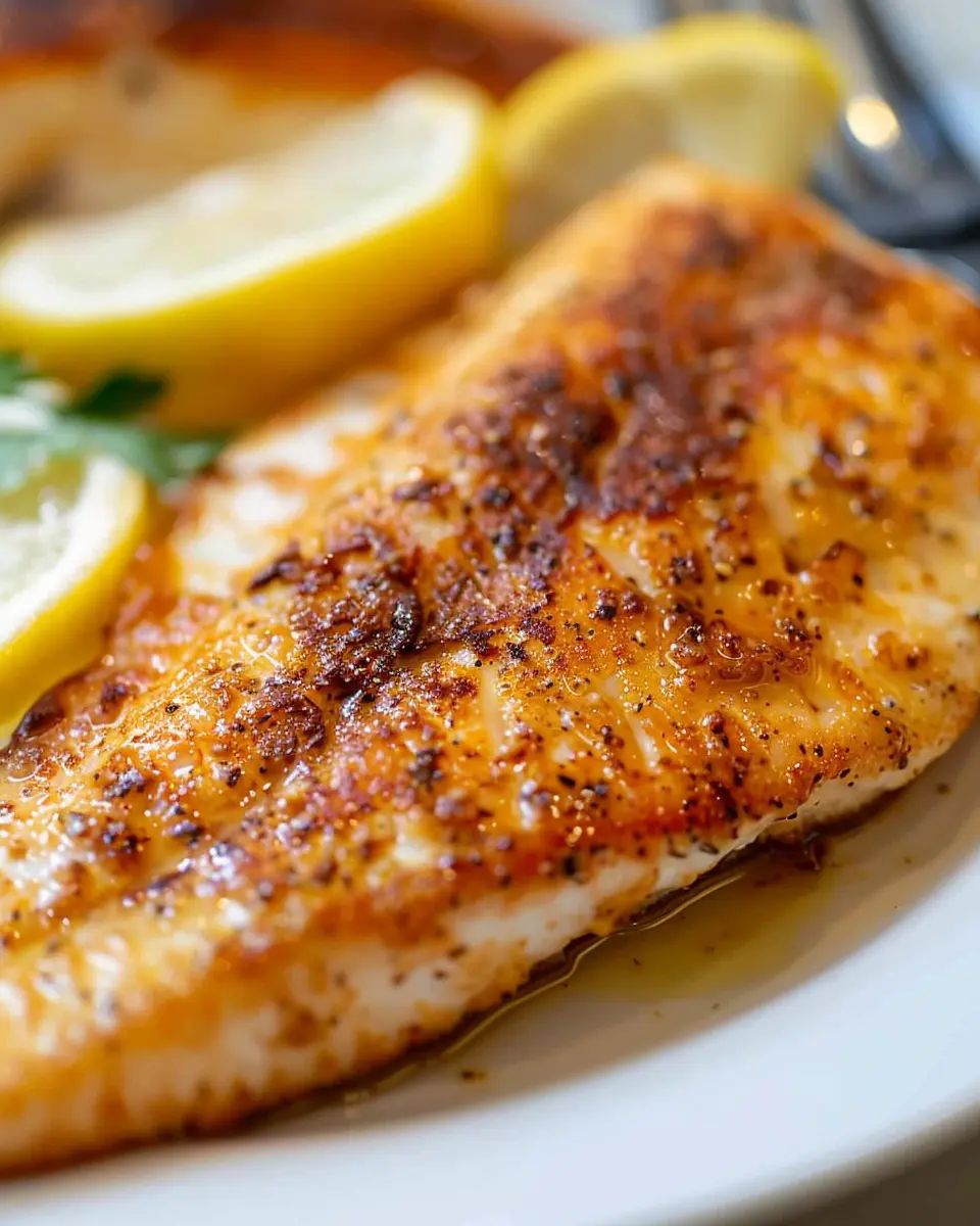 Pan Fried Lemon Butter Tilapia: A Quick and Delicious Delight