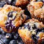 Bakery Style Blueberry Muffins