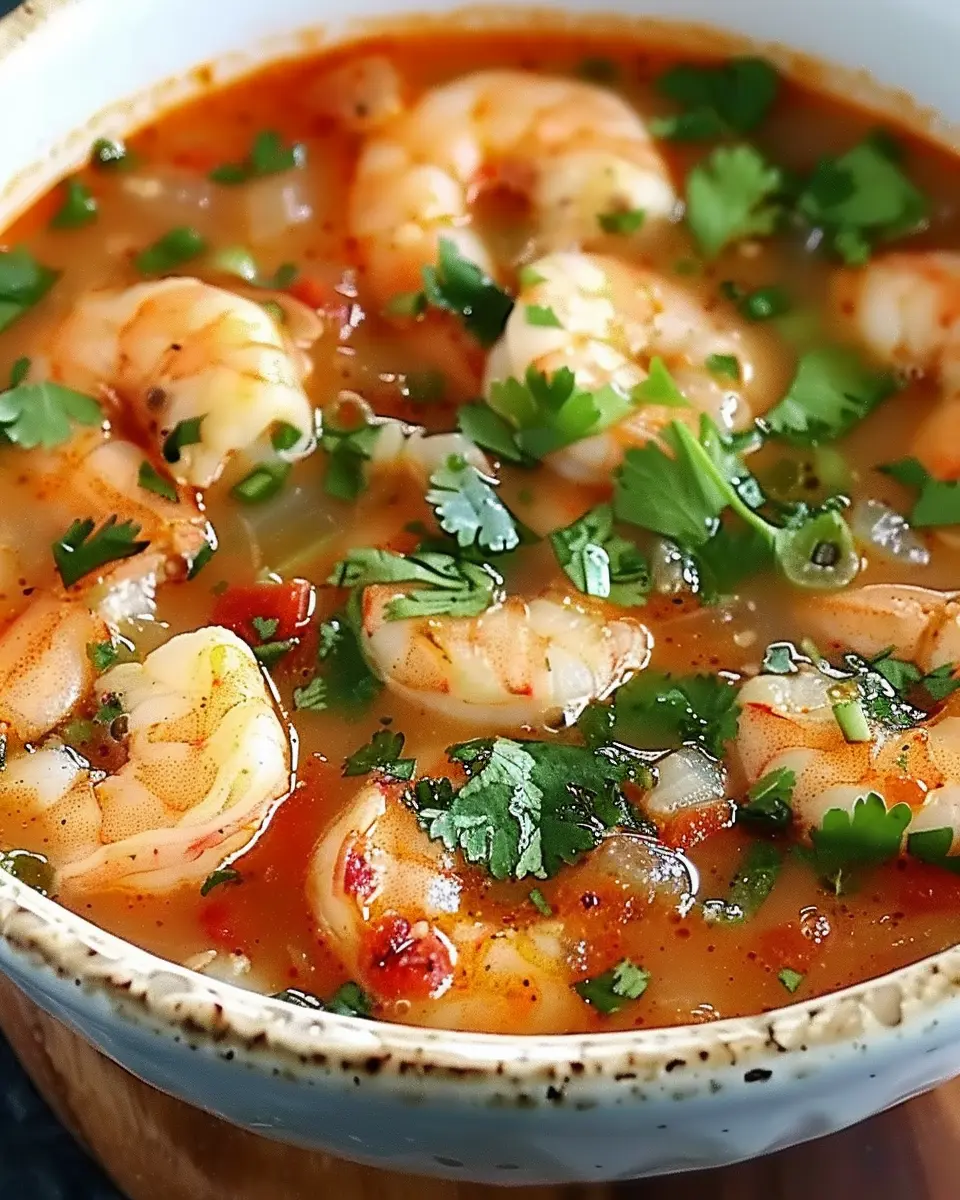 Quick and Spicy Shrimp Soup: A Flavorful Weekend Delight