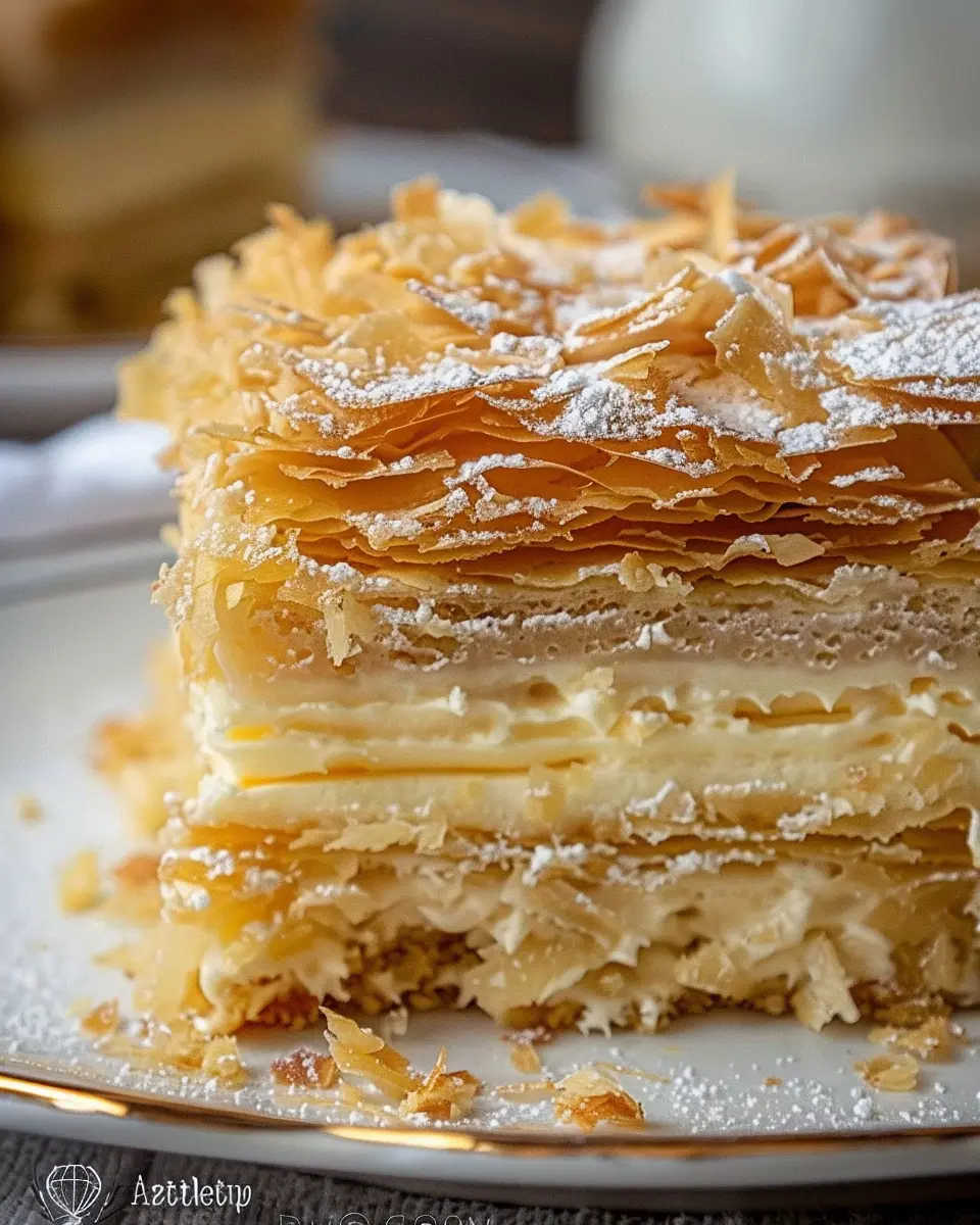 Russian Napoleon Cake – Puff Pastry Cake