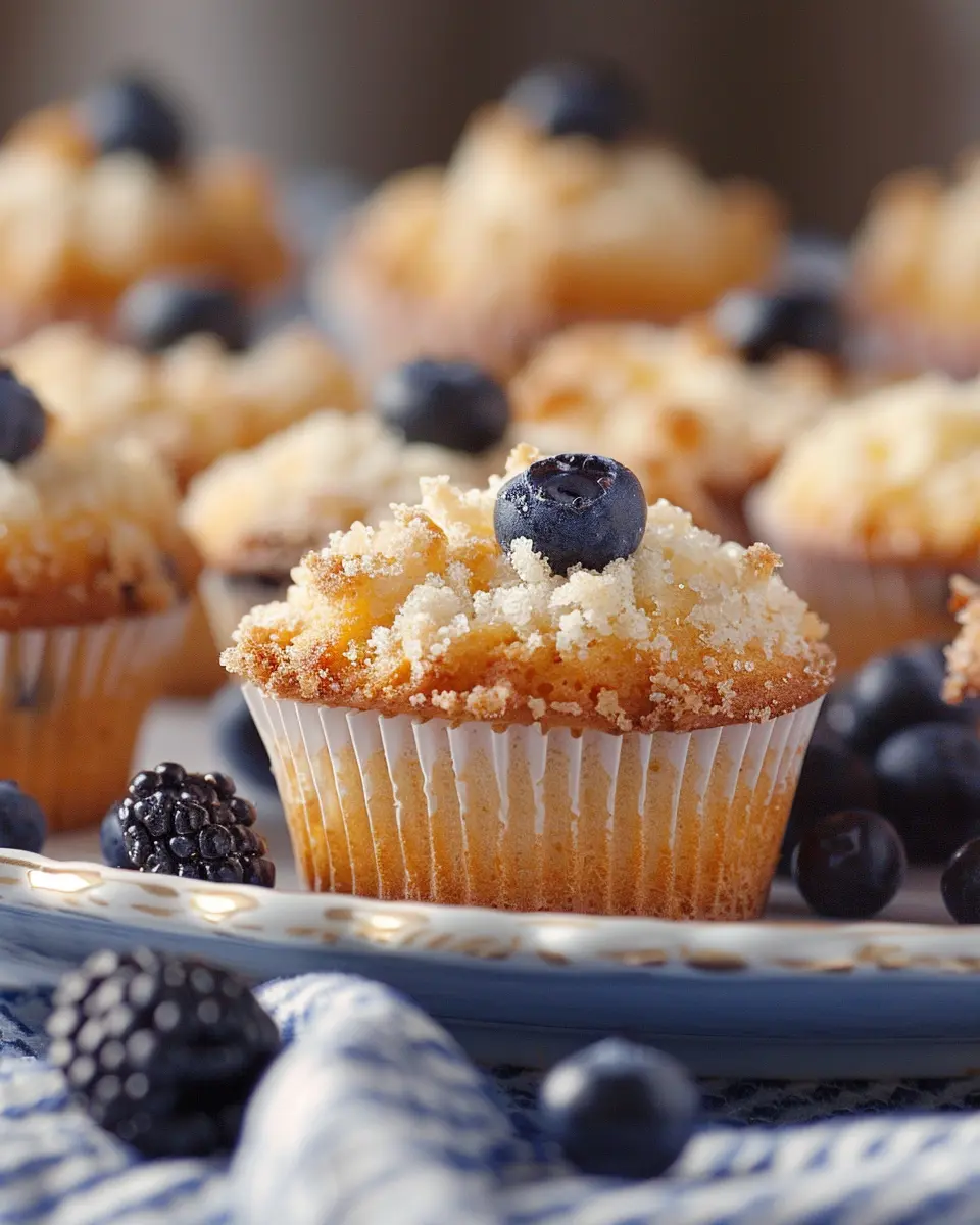Blaubeer Cheesecake Muffins: Easy Streusel Recipe to Indulge
