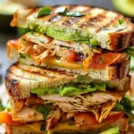 Chicken Avocado Melt Sandwich