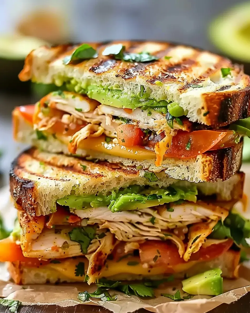 Chicken Avocado Melt Sandwich: Best Recipe with Turkey Bacon
